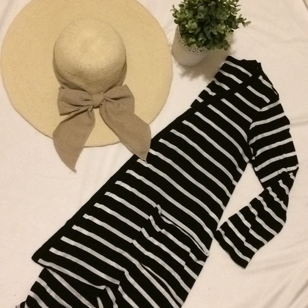 Long Open Front Cardigan